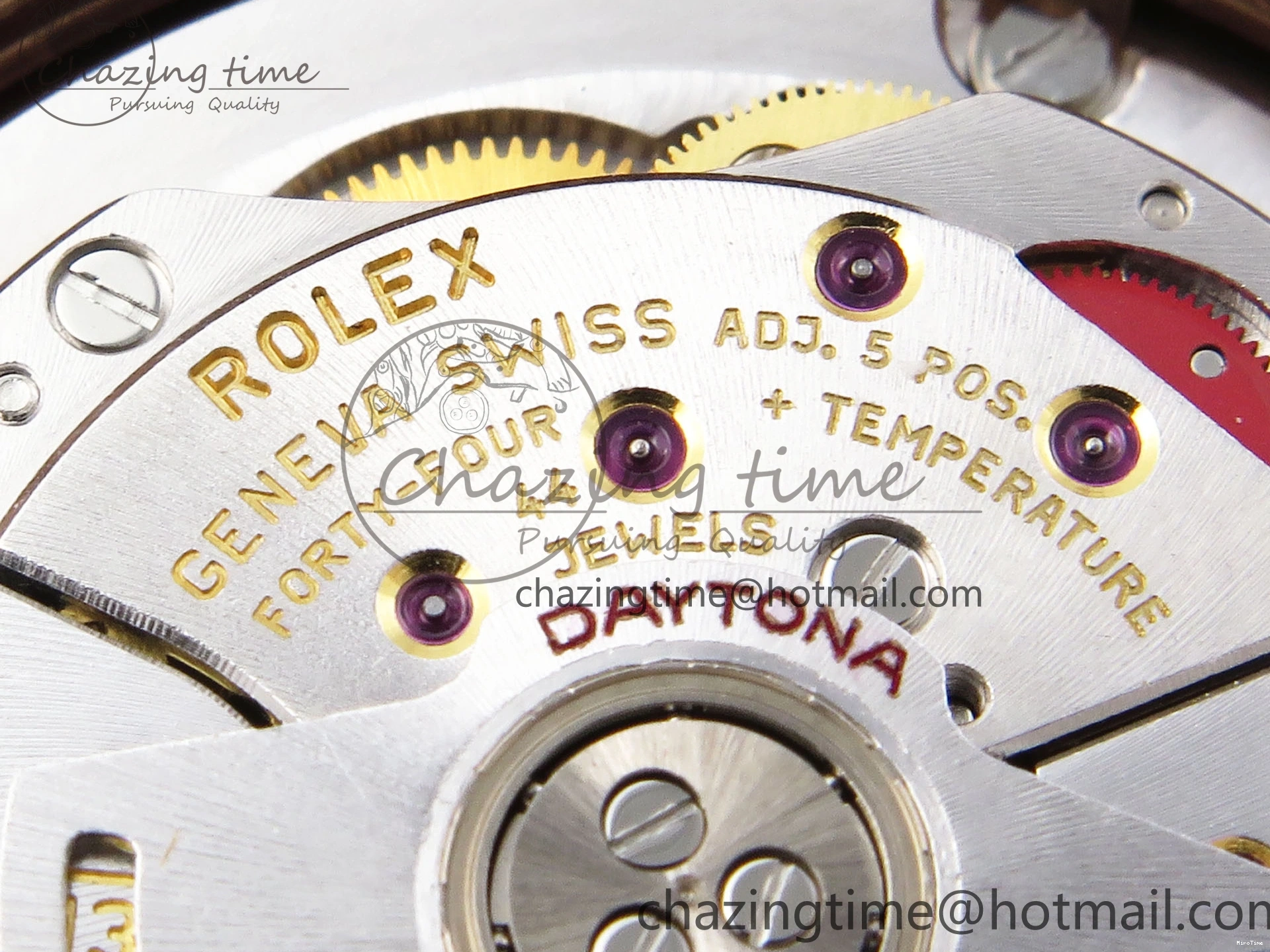 MiroTime 0416 Daytona 116515 Clean 1:1 Best Edition Silver Dial RG Markers on Oysterflex Strap SA4130 V WrinkleFree 1965